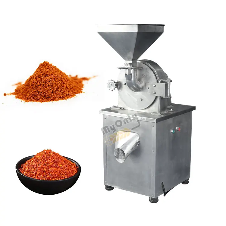 Zware Chilipoeder Maken Machine Rijstschil Kruiddatum Zaadmolen Voedsel Cacaopoeder Vergruizer