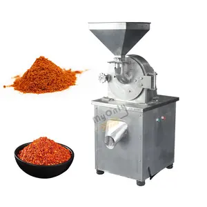 Heavy Duty Chili Powder Make Machine Rice Husk Spice Date Seed Grinder Food Cocoa Powder Pulverizer