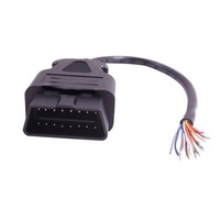 OBD2 זכר לנקבה מחבר חוט הרכבה 16 פין OBD הארכת אבחון כלים כבל