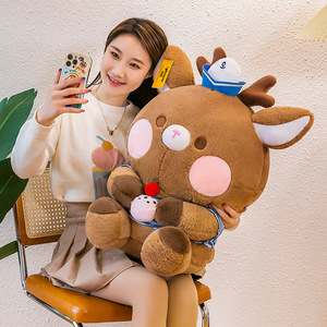 AIFEI TOY Internet célébrité nouvelle série Honey Kiss poupée Honey Kiss Little Deer peluche jouet poupée pour enfants en gros - Product Image 4