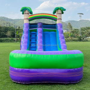 <span class=keywords><strong>Achat</strong></span> direct usine : Toboggan aquatique <span class=keywords><strong>gonflable</strong></span> violet tropical de qualité commerciale pour jeux aquatiques en extérieur et location professionnelle - Product Image 1