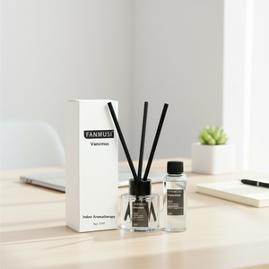 Reduzierter Hotel-Familien-Innenraum Schlafzimmer Reed Aromatherapie Duftspender Geruchsneutralisierend Luftreinigend Alkoholfrei Rattan - Product Image 2