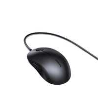UGREEN Bedrade USB-muis met zijknoppen Ergonomisch, handvormig, comfortabel, stille klik 1600DPI Optische computermuis Laptop Desktop