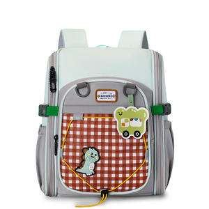 กระเป๋าสะพายไหล่คู่น้ำหนักเบาและจุของได้เยอะสำหรับนักเรียน<span class=keywords><strong>ชั้น</strong></span><span class=keywords><strong>ประถม</strong></span><span class=keywords><strong>ศึกษา</strong></span> เหมาะสำหรับเด็กชายและเด็กหญิงชั้นประถม<span class=keywords><strong>ศึกษา</strong></span><span class=keywords><strong>ปี</strong></span><span class=keywords><strong>ที่</strong></span> 1 และ <span class=keywords><strong>2</strong></span> - Product Image 1