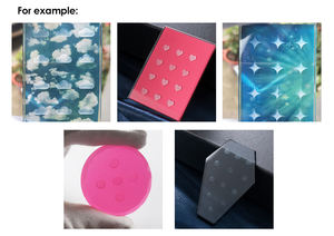 Plaque de plateau en cristal de marbre de grande taille avec logo personnalisé carreaux de cils pour extension de cils palette de support en cristal - Product Image 4