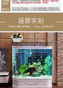 Customized Large Transparent Cube Acrylic <strong>Aquarium</strong> Fish tank Glass Bullet Front Fish tank <strong>Aquarium</strong> with Top bar - Product Image 5