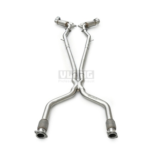 Système d'échappement sport haute performance en acier inoxydable pour Infiniti Qx56 Qx80 5.6l 2011-2019 - Product Image 2