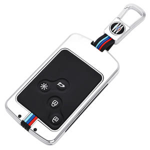 Housse de clé de voiture en alliage de Zinc pour <span class=keywords><strong>Renault</strong></span> Duster Captur Clio Logan Megane 1 2 3 Koleos Scenic housse de <span class=keywords><strong>Protection</strong></span> des clés accessoires - Product Image 1