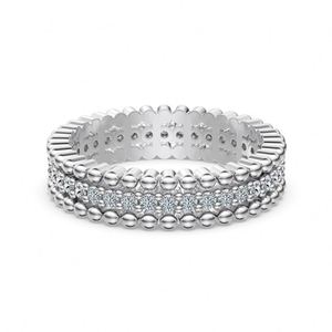 Dylam High Jewel Fine Fashion <b>925</b> Sterling <b>Silver</b> Eternity Band D Color VVS1 Moissanite Stones Engagement Wedding <b>Rings</b> <b>Ring</b> - Product Image 1