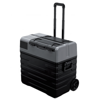 Mini-réfrigérateur portable 45L pour voiture, alimenté électriquement/solairement, avec batterie USB, neuf, pour usage domestique