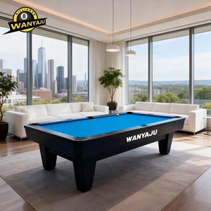 โต๊ะพูล 9 ฟุต รุ่นยอดนิยม สำหรับคลับเชิงพาณิชย์  แบบมืออาชีพ  พร้อมระบบส่งลูกอัตโนมัติ  ขาไม้เนื้อแข็งแบบอเมริกัน - Product Image 2