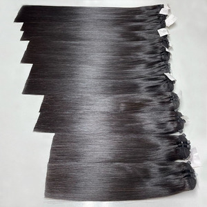 Cheveux vierges non traités d'origine vietnamienne et cambodgienne, provenant de plusieurs donneurs, 100% cuticules alignées, ondulations naturelles, ondulations profondes, cheveux de qualité supérieure - Product Image 1