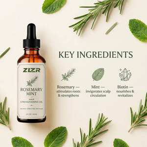 Aceite Fortalecedor para el Cabello de Romero y Menta al por Mayor, Nutre y Revitaliza el Cuero Cabelludo, Etiqueta Privada al por Mayor - Product Image 4