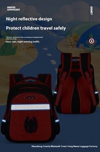 C A p t A i n nhện nhẹ Oxford S P I D E r-man 3D thiết kế phim hoạt hình học sinh tiểu học Ba lô có cột sống - Product Image 6