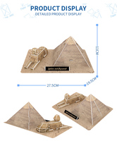 Pyramides égyptiennes en papier 3D, puzzle éducatif DIY pour les enfants de 5 à 14 ans - Jouer avec l'histoire