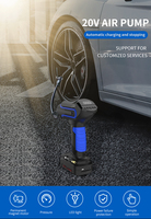 Compresseur d'air numérique portable haute pression 20V OEM 150PSI multifonction pour pneus de voiture