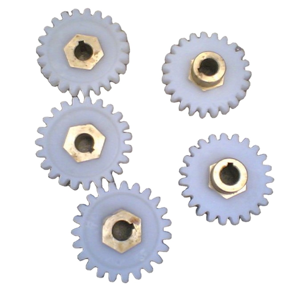 OEM small black high-precision nylon plastic gears for toys