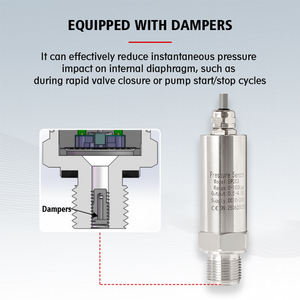 HolykellPiezoresistive小型アナログ4-20ma0-10V空気燃料油水圧センサー - Product Image 5