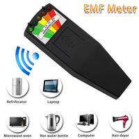 Detektor bidang 5 LED genggam, peralatan penguji EMF Meter Berburu Hantu