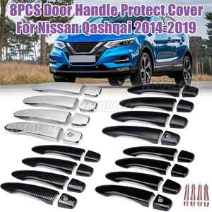 10x/8x Cache de protection de poignée de porte extérieure de voiture pour Nissan Qashqai J11 2014 2015 2016 2017 2018 2019 - Product Image 2