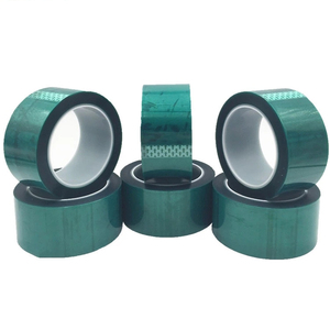 Vert haute Température Masquage Polyimide PET Résistant À <span class=keywords><strong>La</strong></span> Chaleur ruban adhésif en silicone - Product Image 1