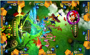 <span class=keywords><strong>Nuovo</strong></span> Gioco Americano Sparatutto con Uccelli, Gioco di Pesca a Gettoni, Gioco da Tavolo con Uccelli Pavone, Peacock Kingdom Plus - Product Image 4