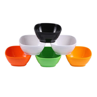 Vente en gros Ensemble de bols carrés en mélamine personnalisés Bol à salade incassable Récipient pour sauce soja