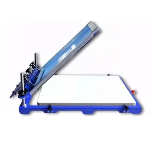 Single Color Simpy Table T-shirts Bags Silk Screen Printing Machine Unit CE Provided Screen Printer Bearing Manual Multi Color