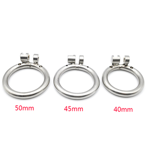 Cage de chasteté masculine en acier inoxydable Yamamoto avec tube urétral, dispositif de verrouillage du pénis, jouets sexuels pour hommes gays - Product Image 5