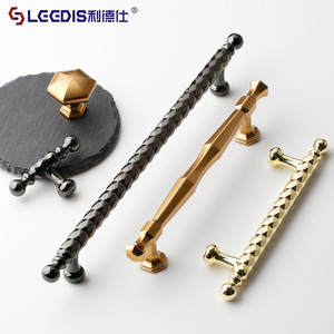 LGEDIS Furniture Cabinet Handles Zinc Alloy Modern Bar Design For Kitchen Drawer <b>Wardrobe</b> Door Hardware - Product Image 1