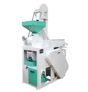 Ensemble complet de machine de moulin à riz moteur diesel petite taille automatique machine de traitement de fraisage du riz machine à riz combiné