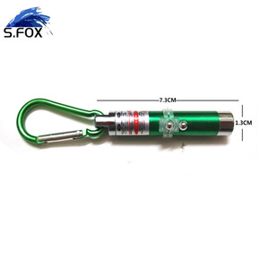 Bán buôn số lượng lớn thả 3 trong 1 đa mục đích hồng ngoại Tím con trỏ laser Keychain - Product Image 2