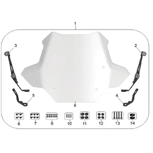 อุปกรณ์เสริม ATV CF MOTO 2024 CF UTV อุปกรณ์เสริมภายนอกอื่นๆ แถบไฟ LED, กรองอากาศ, GOOGLE สําหรับการผจญภัย