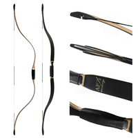 Arc de chasse traditionnel long Siyah de nouvelle conception AF Archery, en fibre de verre haute résistance, pour tir à l'arc en extérieur, avec système d'économie d'effort.