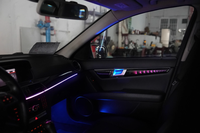 Autowellus - Iluminación Interior para Automóviles con Volante a la Derecha (RHD) y a la Izquierda (LHD), Actualización de Estilo para Benz Clase C W204, Luz Ambiental Dinámica con Flujo Activo