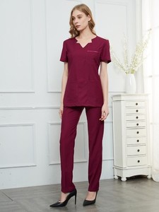 De <span class=keywords><strong>alta</strong></span> calidad de moda Hospital enfermera dos piezas conjunto farmacia uniforme Dental establece Hospital mano lavar la ropa - Product Image 4