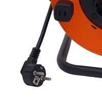 Enrouleur de câble extérieur 25/30/50m avec 4 prises Schuko, couvercle et câble H07RN-F 3G1.5/2.5mm² IP44