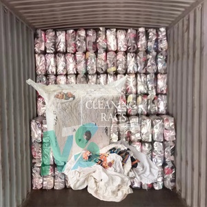 ผ้าเช็ดทำความสะอาดผ้าฝ้ายแท้ 10กก. 20กก. 25กก. สำหรับใช้ในอุตสาหกรรม นุ่ม ซึมซับน้ำมันได้ดี ผ้าฝ้ายพิมพ์ลาย - Product Image 1