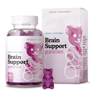 Etiqueta privada 100mg Fosfatidilserina Gummy Kids Nootropics <span class=keywords><strong>Brain</strong></span> Booster Gummy Suplemento para la memoria y el enfoque - Product Image 1