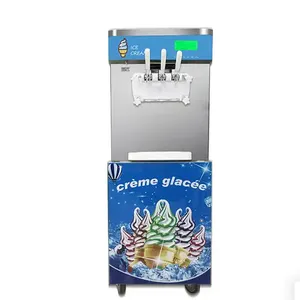 High Quality Ice Cream Machine Soft Ice Cream Making Machine 3 Flavors Machine For Italian Ice Cream