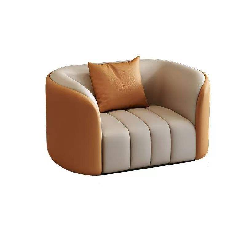 Patte de chat en cuir simple orange