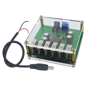<span class=keywords><strong>DC</strong></span> <span class=keywords><strong>DC</strong></span> 12V-36V a 5V 8A <span class=keywords><strong>6</strong></span> sei USB uscita Buck convertitore scheda Step Down modulo di alimentazione del trasformatore caricabatterie per auto ad alta velocità - Product Image 1