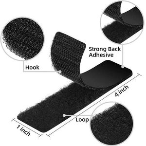 For Home Self-<b>adhesive</b> Tapes Fastener Roll <b>Hook</b> and Loop Tape Sticky Back <b>Adhesive</b> Heavy Duty Strips Fastener Nylon Self - Product Image 1