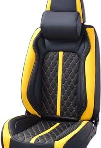 Ensemble complet de housses de siège de <span class=keywords><strong>voiture</strong></span> en cuir de haute qualité Taille universelle Toutes les voitures <span class=keywords><strong>Protection</strong></span> de l'entourage <span class=keywords><strong>avant</strong></span> 5 sièges Motif Dimmond - Product Image 4