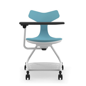 Chaise de formation pivotante en plastique pour étudiants, moderne, certifiée BIFMA, pour l'école et le bureau, réglable en hauteur, pliable - Product Image 1