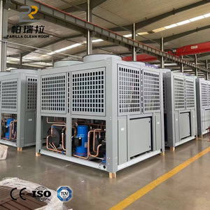 Enfriador de Agua Industrial por Bomba de Calor Ecológica R410A, Enfriado por Aire, 10-50 Toneladas, Certificado SASO y GCC, Control Remoto para Edificios Ecológicos en Jordania - Product Image 5