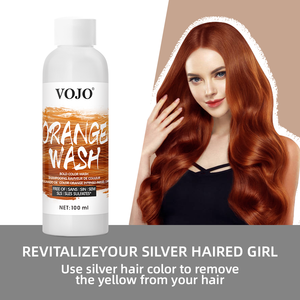 Champú Fijador del Color VOJO 100ml a Base de Plantas y Sin Amoníaco <span class=keywords><strong>para</strong></span> Cabello Rojo, <span class=keywords><strong>Azul</strong></span>, Morado, Gris y Rosa, Restaurador y Protector del Color del Cabello - Product Image 2