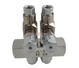 Distributeur de graisse volumétrique réglable SL-32 vidange d'huile connecteur de ligne de valve de lubrification à 2 positions