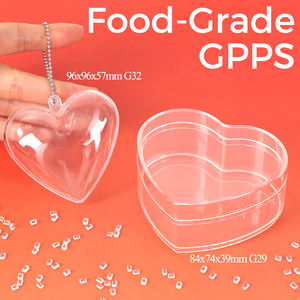 Scatola Regalo Personalizzata WEISHENG per Caramelle, Contenitore Trasparente per <span class=keywords><strong>Cioccolatini</strong></span> <span class=keywords><strong>con</strong></span> Coperchio, Contenitore in Plastica a Forma di <span class=keywords><strong>Cuore</strong></span> per Ferrero - Product Image 5