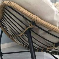 Fauteuil de relaxation pivotant pour intérieur, chambre et balcon, fauteuil nid d'oiseau, canapé paresseux tendance